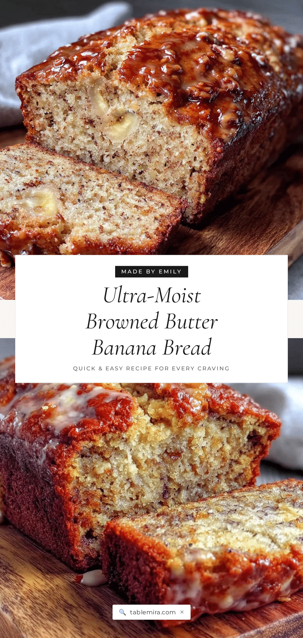 browned butter banana bread recipe