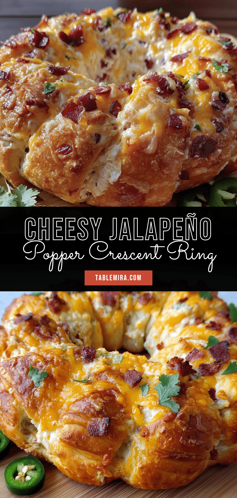 crispy jalapeño popper dip crescent roll ring recipe