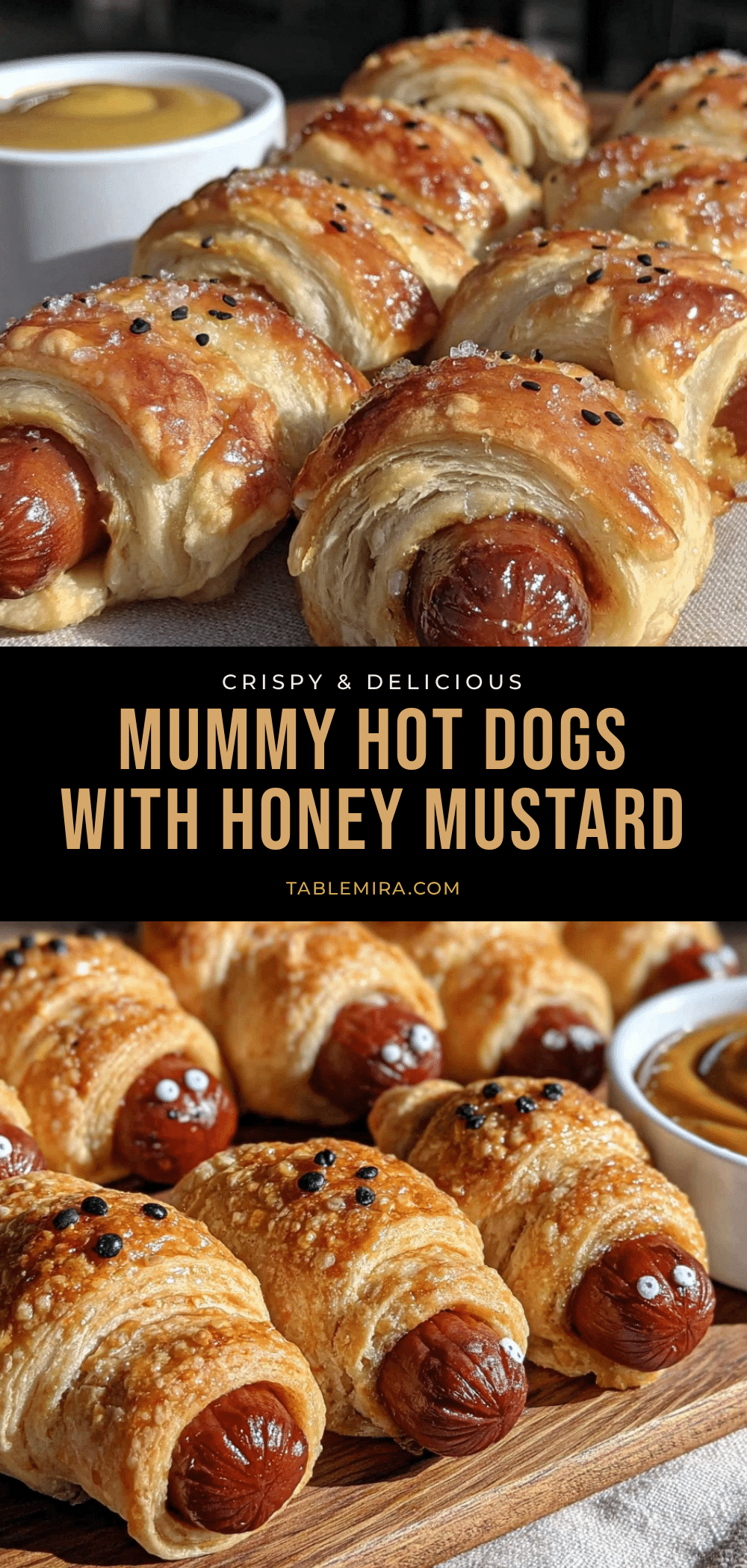 crispy mummy hot dogs recipe