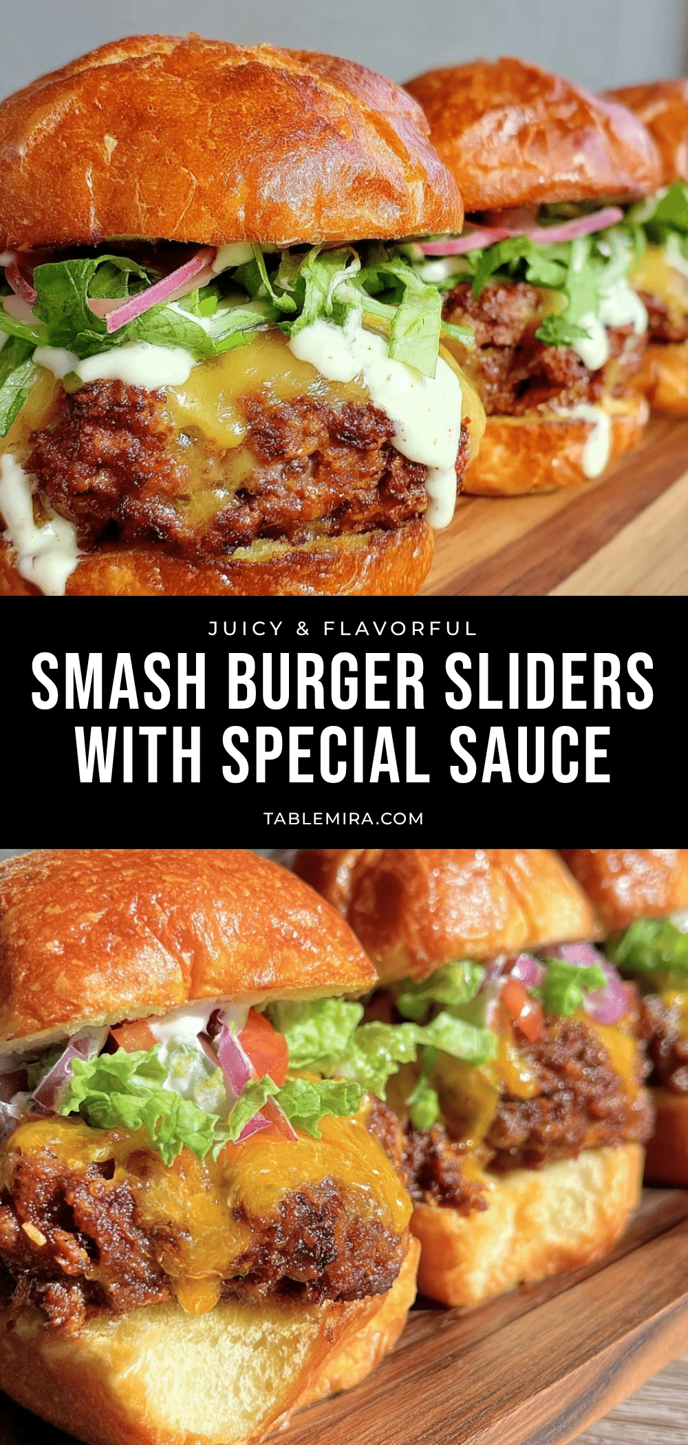 crispy smash burger sliders recipe