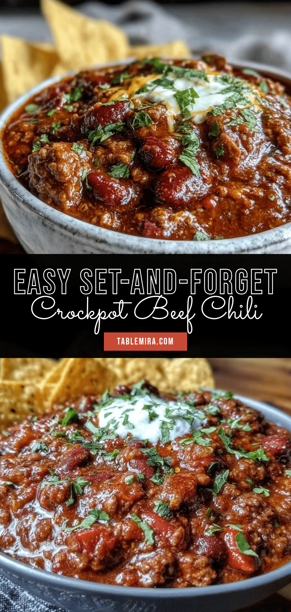 crockpot ground beef chili recipe