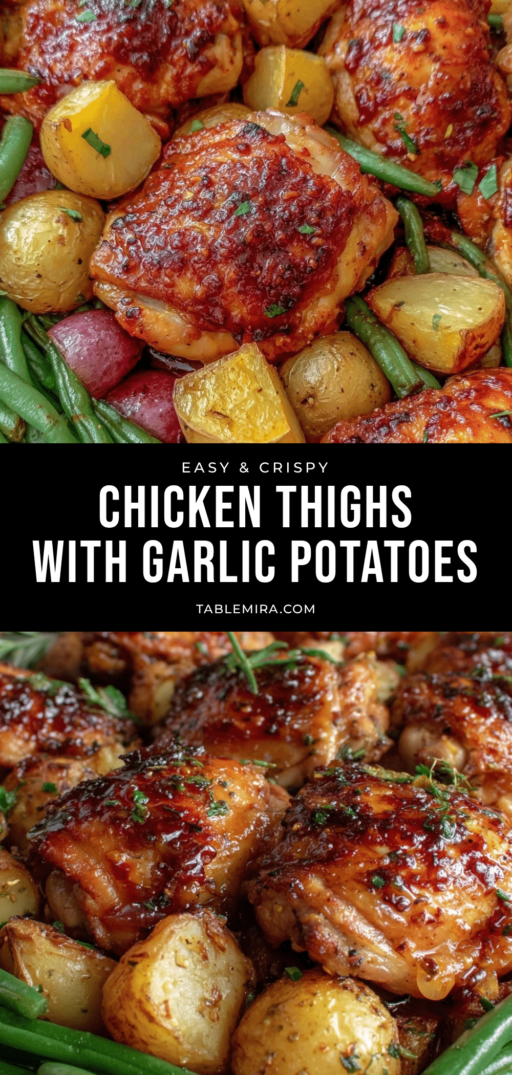 easy crispy sheet pan chicken thighs recipe