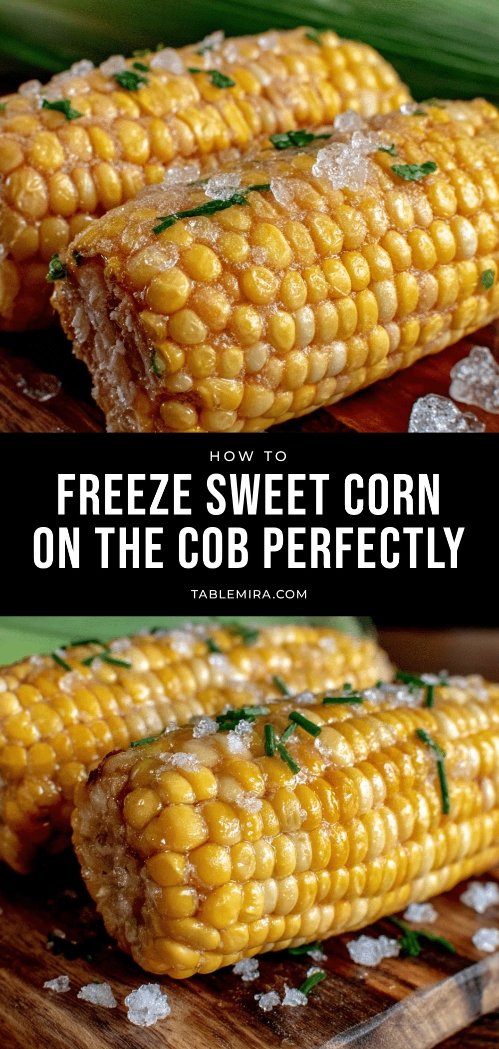 freeze corn on the cob recipe
