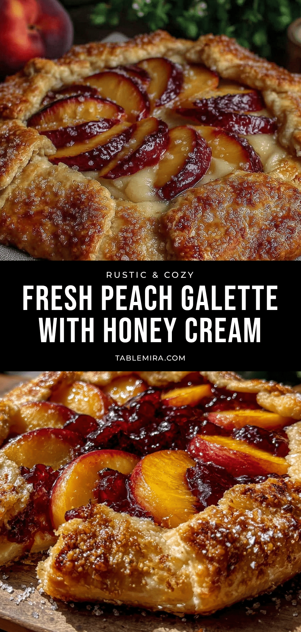 fresh peach galette recipe