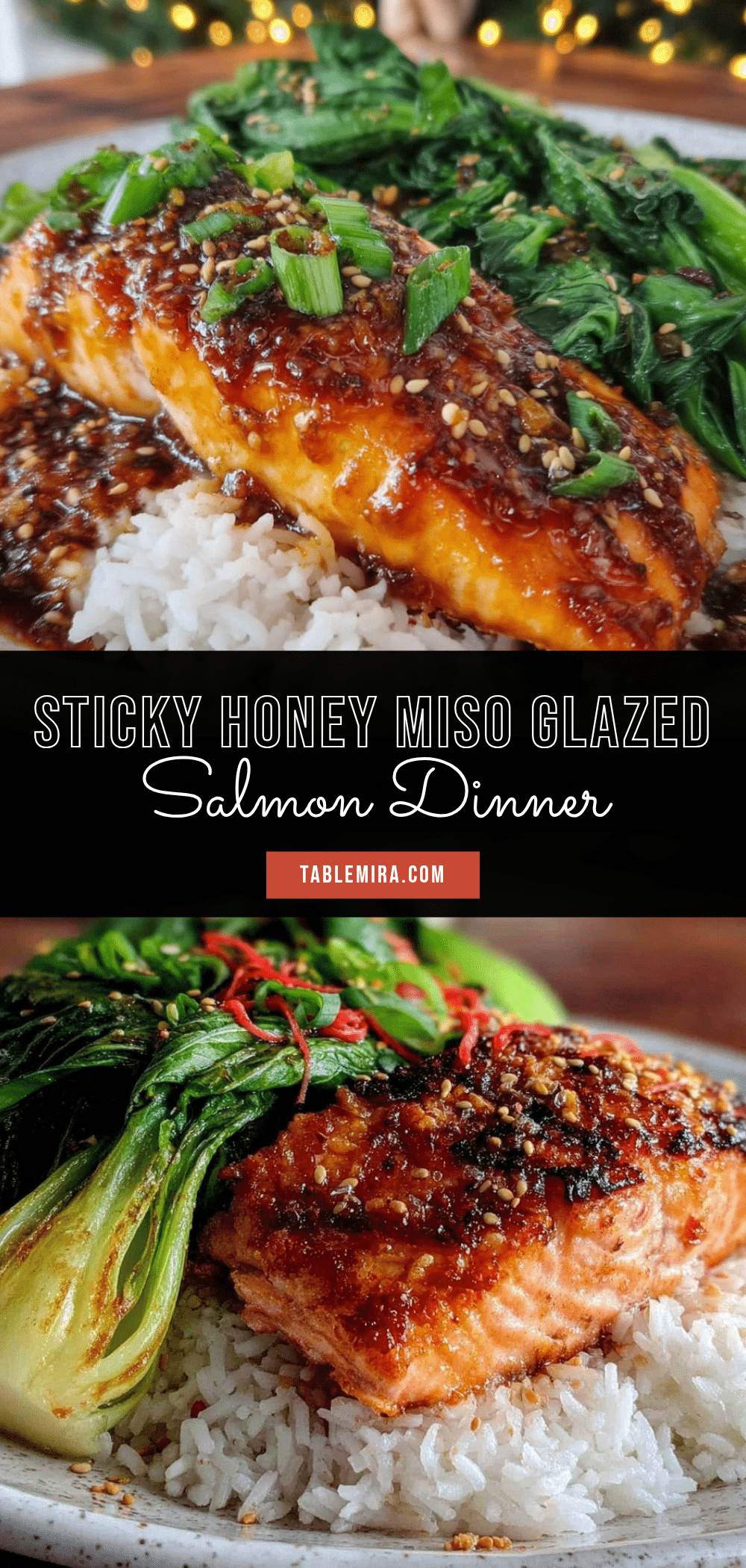 honey miso glazed salmon recipe