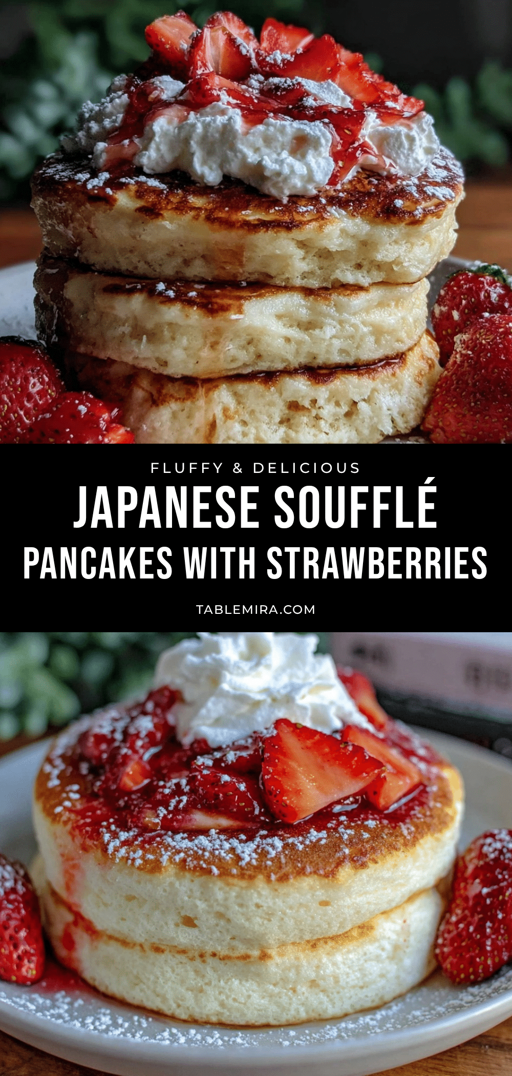 Japanese-style soufflé pancakes recipe