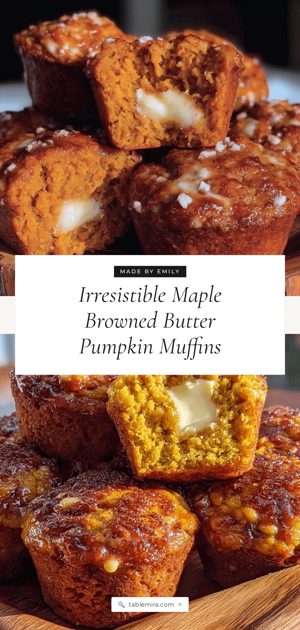 maple browned butter pumpkin spice muffins recipe