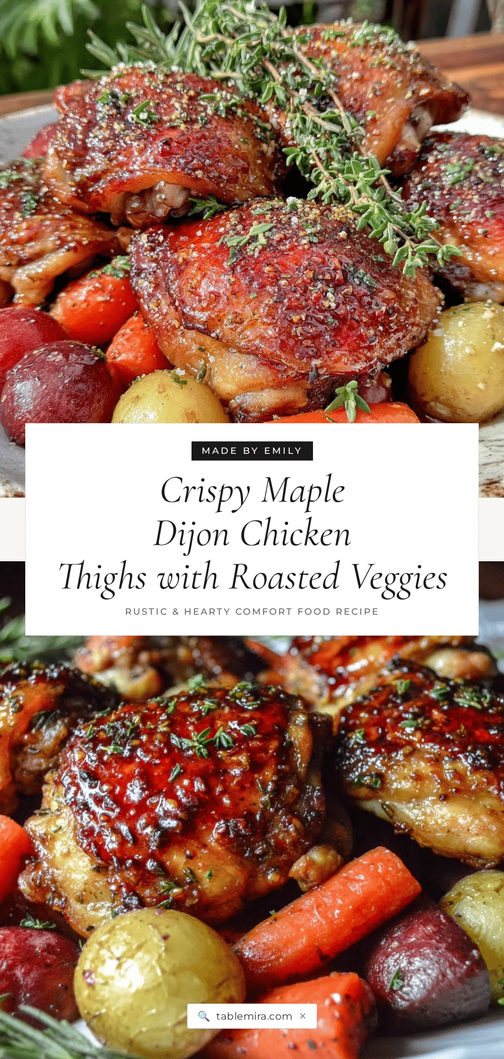 maple dijon chicken thighs recipe