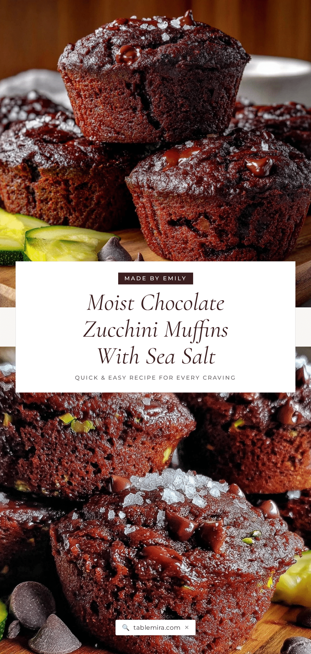 moist chocolate zucchini muffins recipe