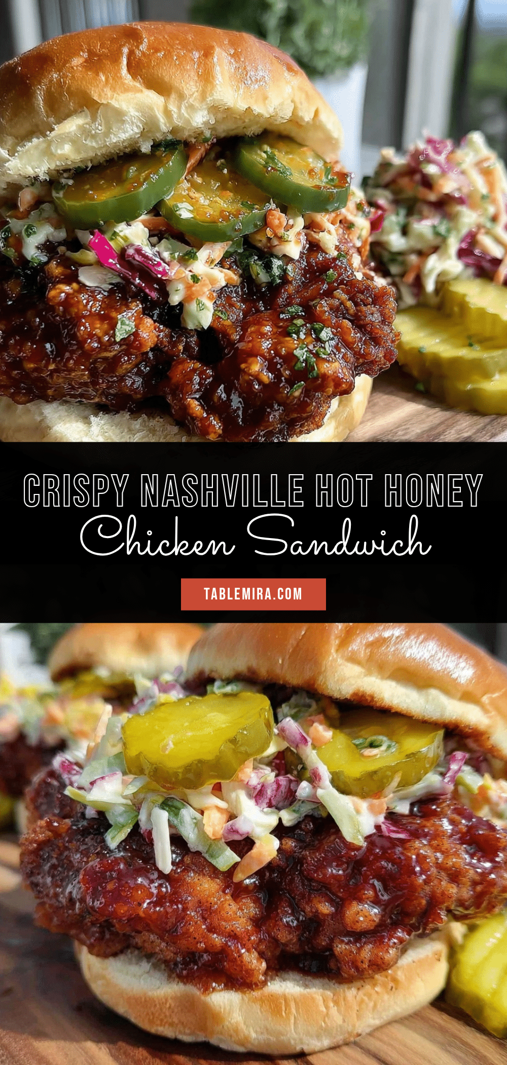 Nashville hot honey fried chicken sandwich recipe