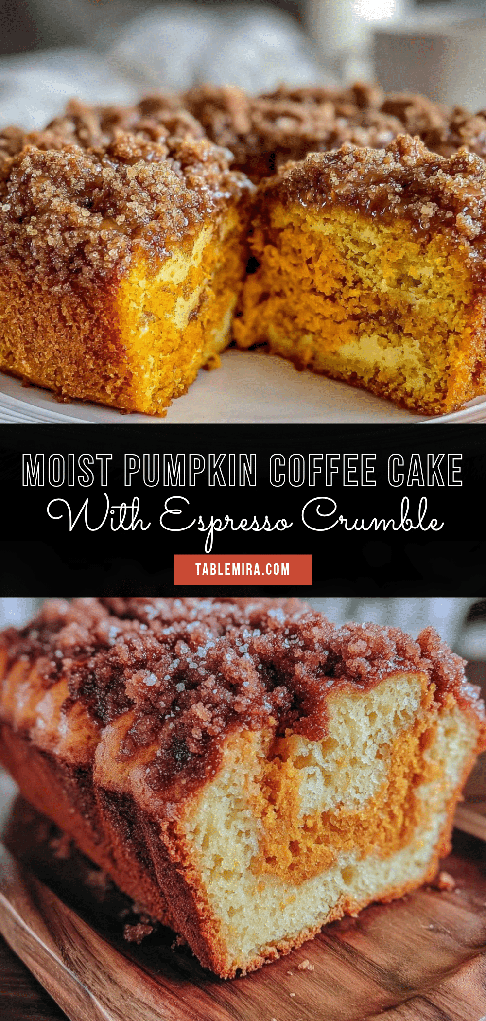 one-bowl pumpkin coffee cake recipe