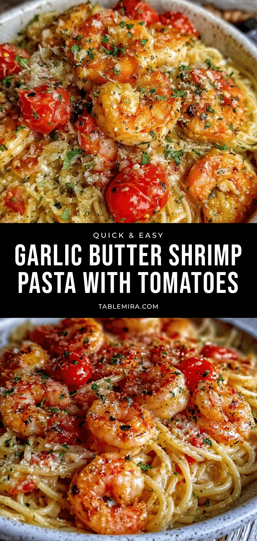 quick garlic butter shrimp pasta recipe