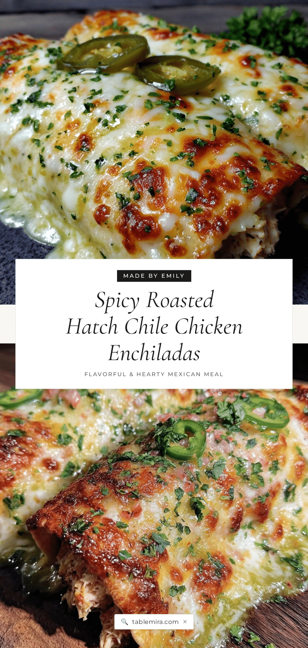 roasted hatch green chile chicken enchiladas recipe