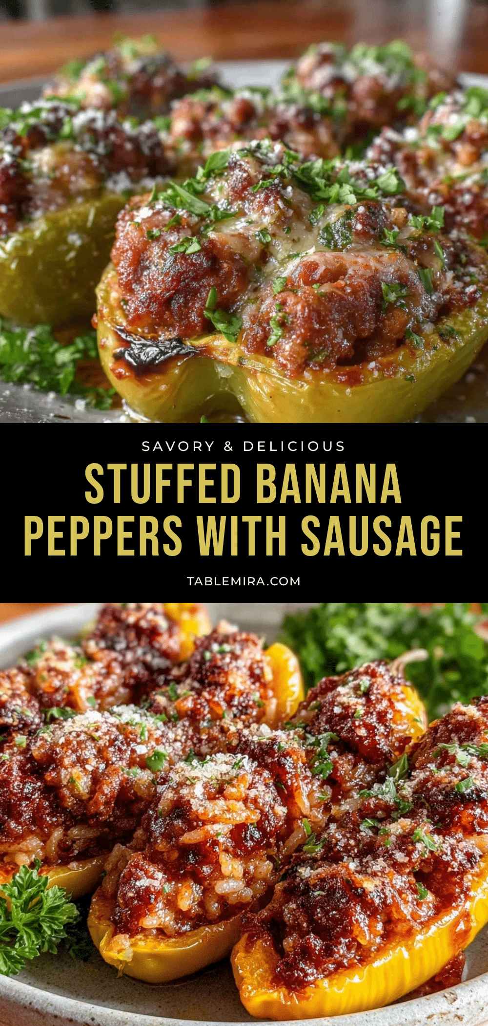 stuffed banana peppers recipe