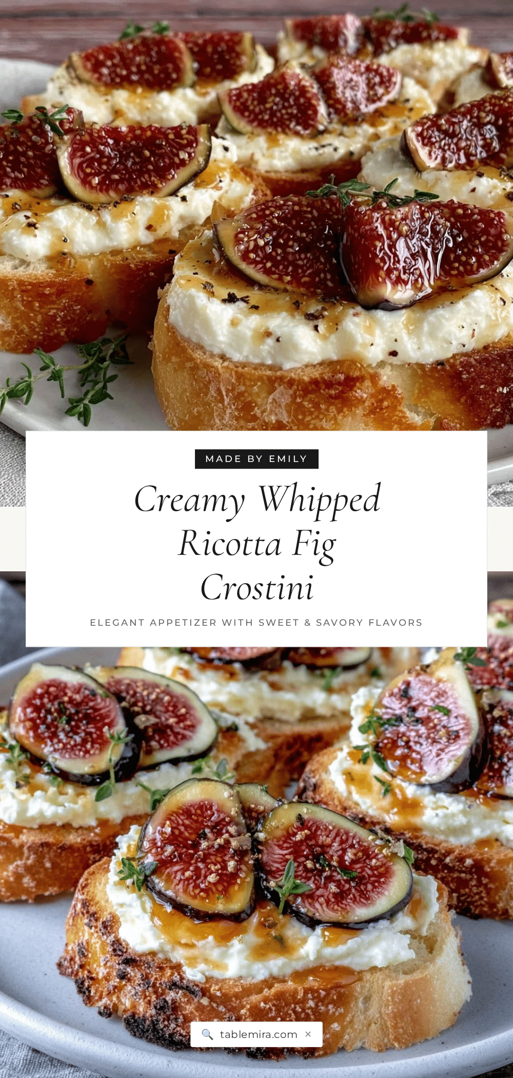 whipped ricotta crostini recipe