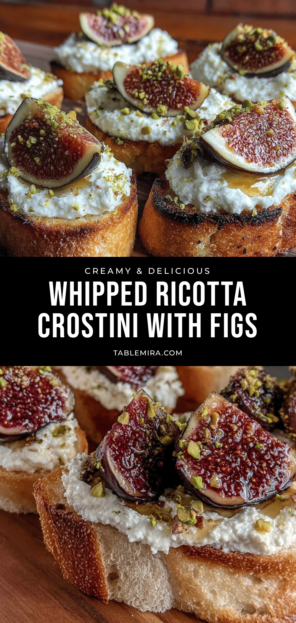 whipped ricotta crostini recipe