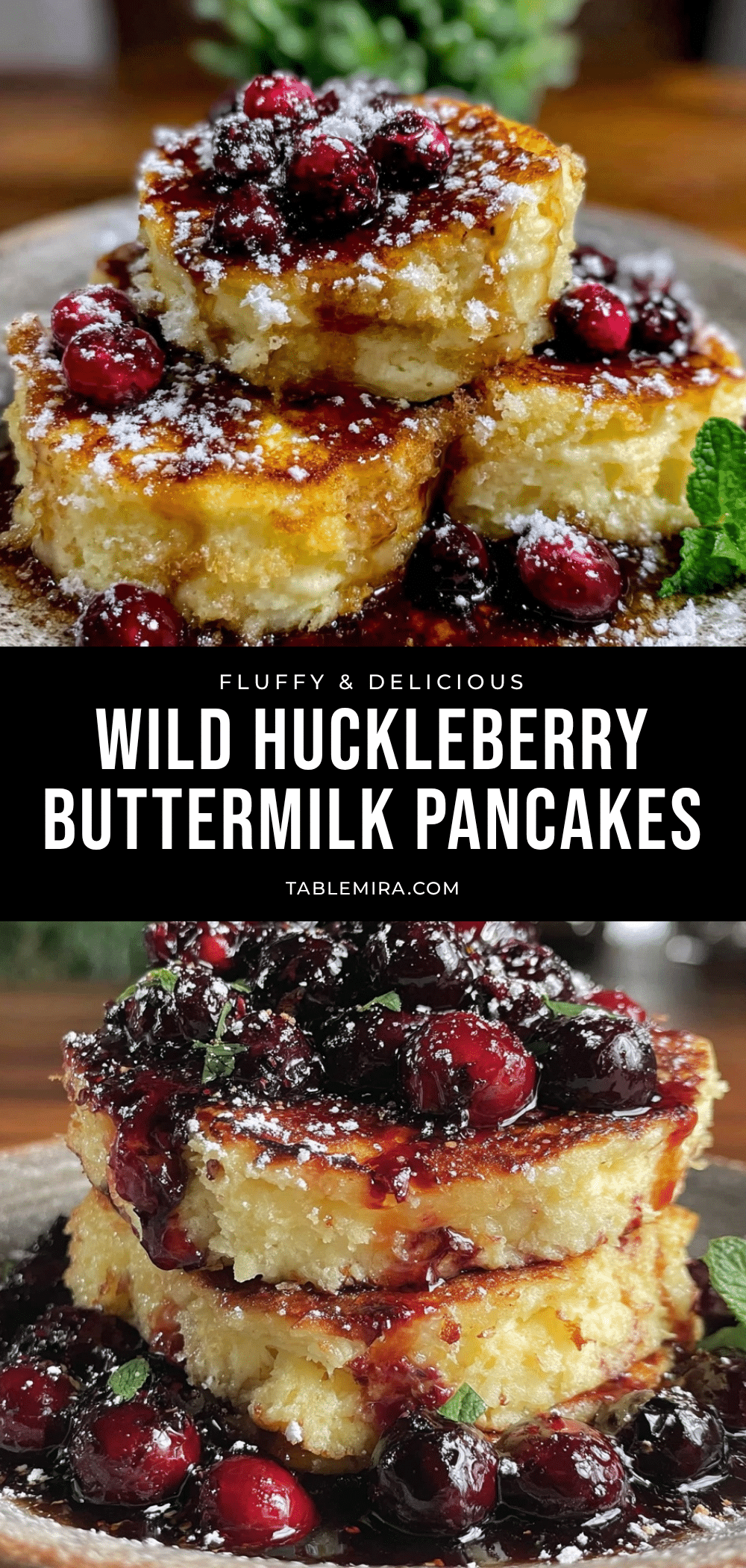 wild huckleberry buttermilk pancakes recipe