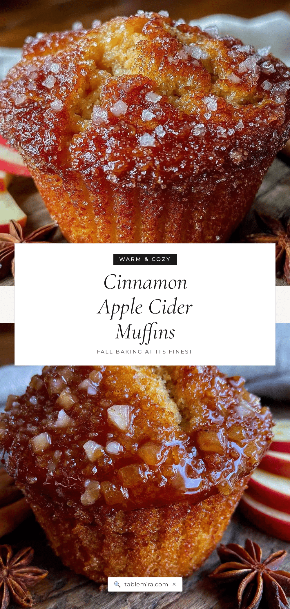 apple cider donut muffins recipe