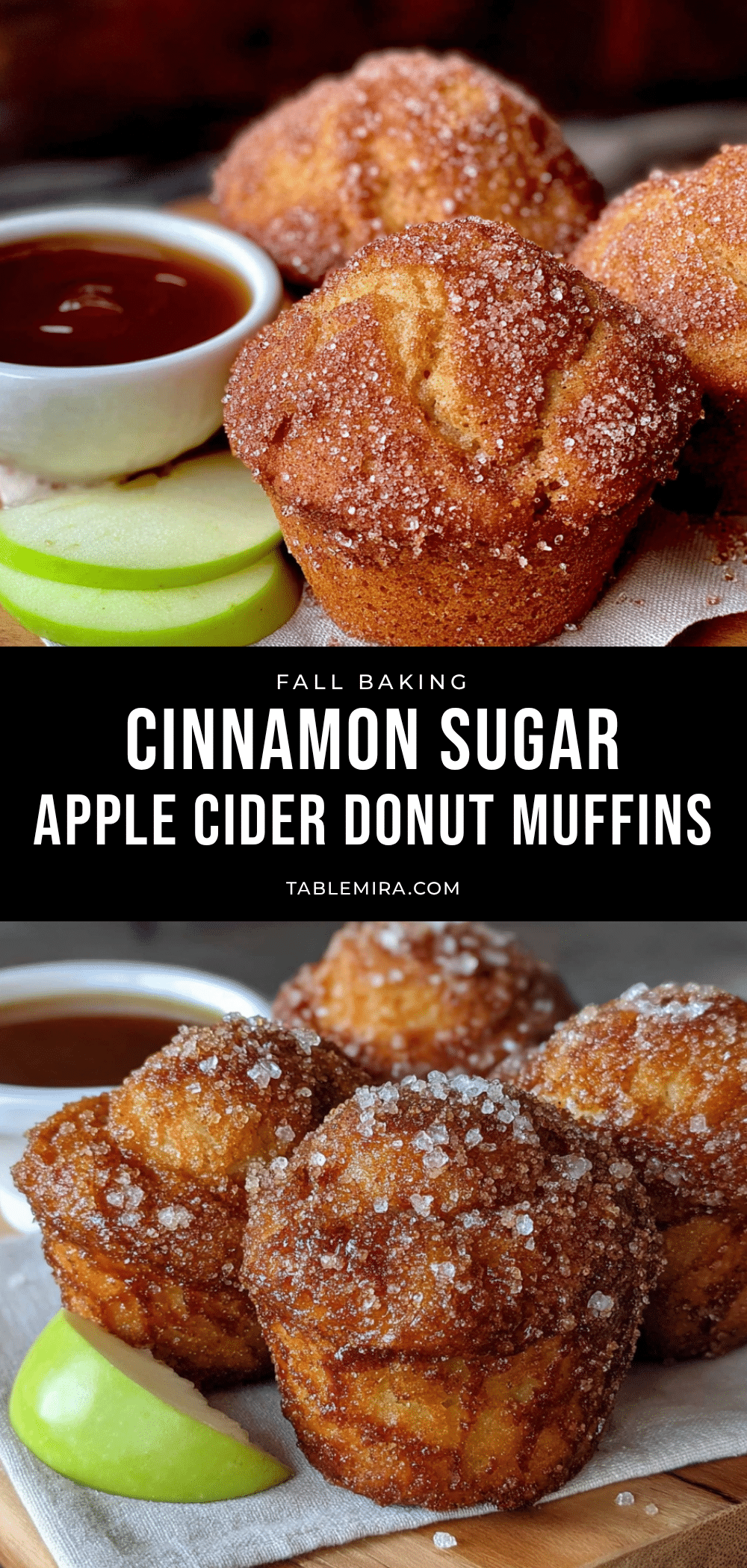 apple cider donut muffins recipe