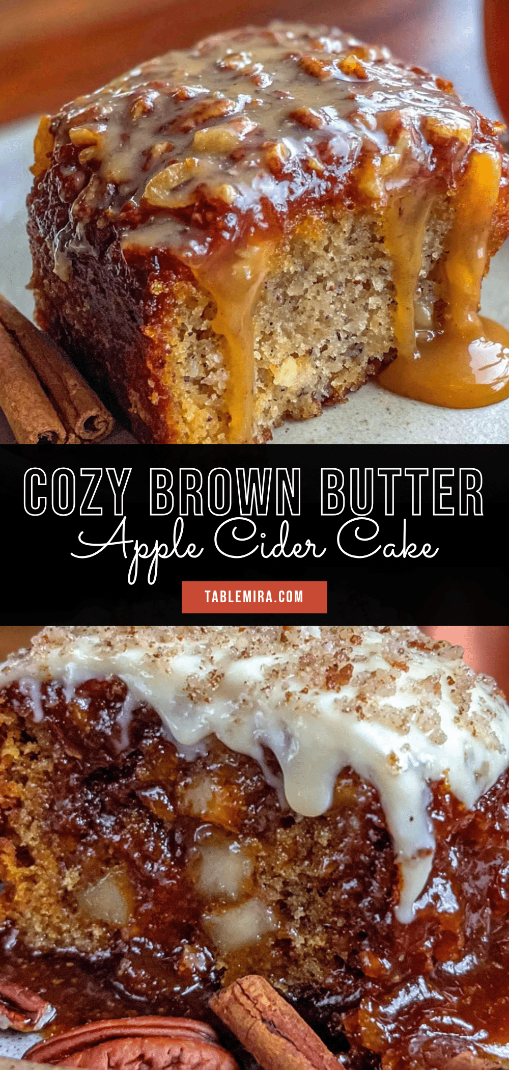 brown butter apple cider cake recipe