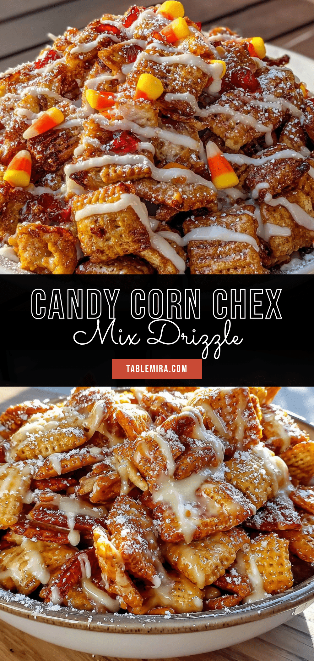 candy corn chex mix recipe