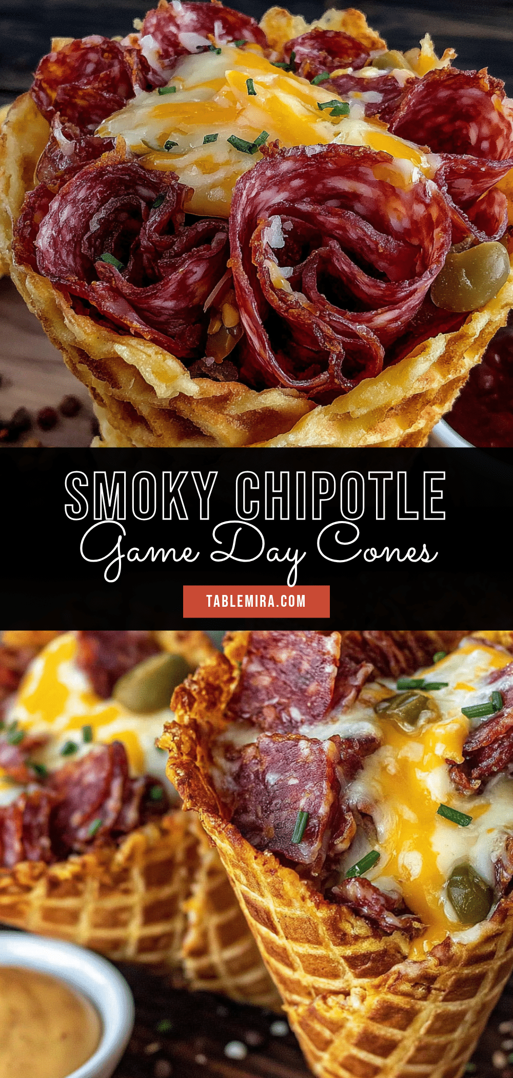 chipotle football charcuterie cones recipe