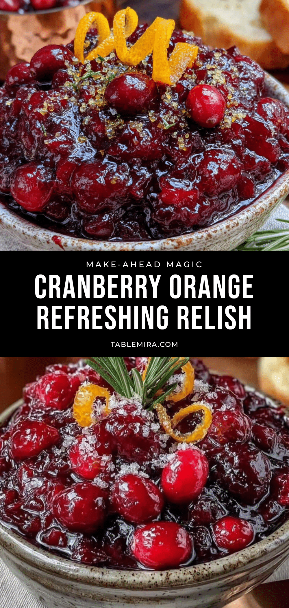 cranberry orange relish recipe