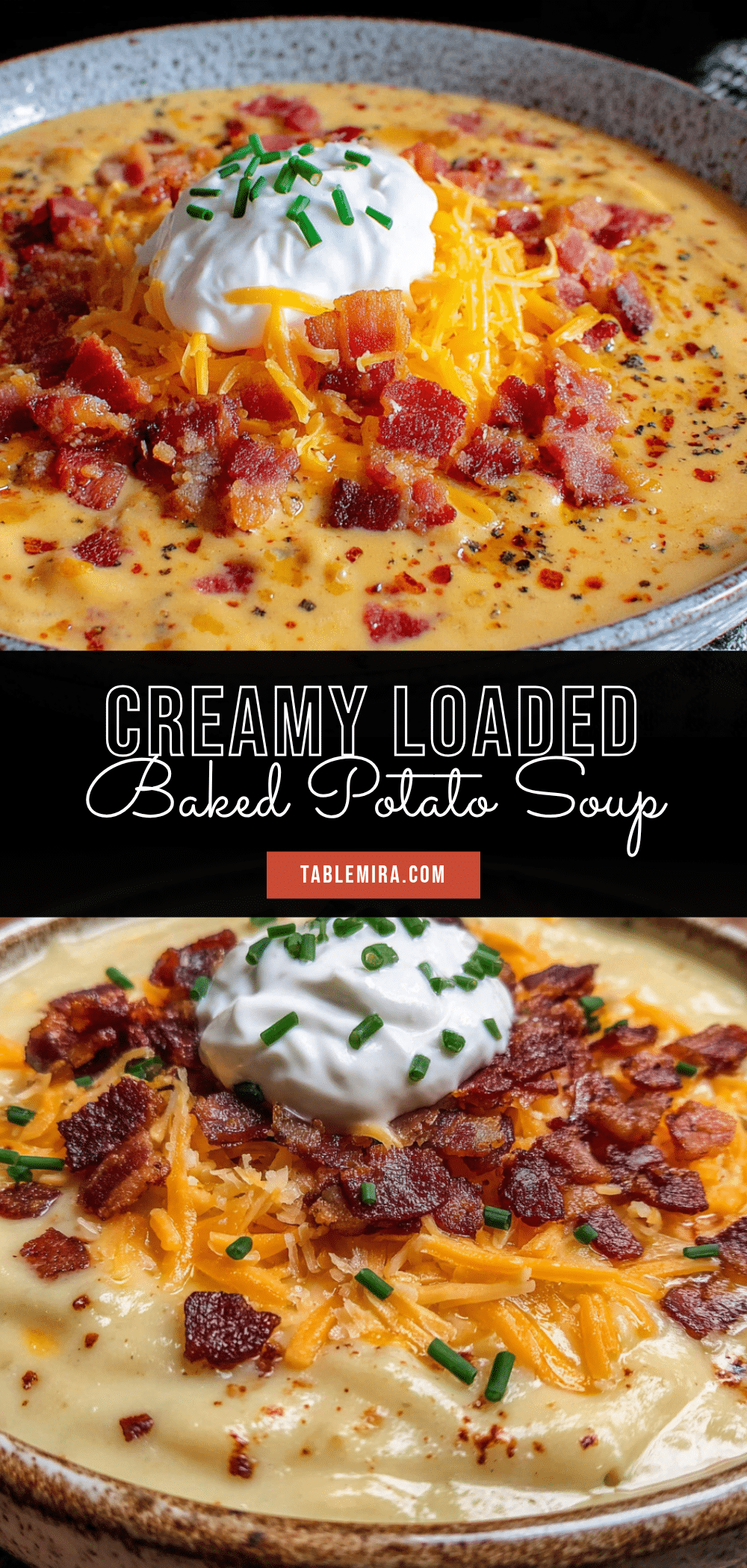 creamy loaded baked potato soup recipe