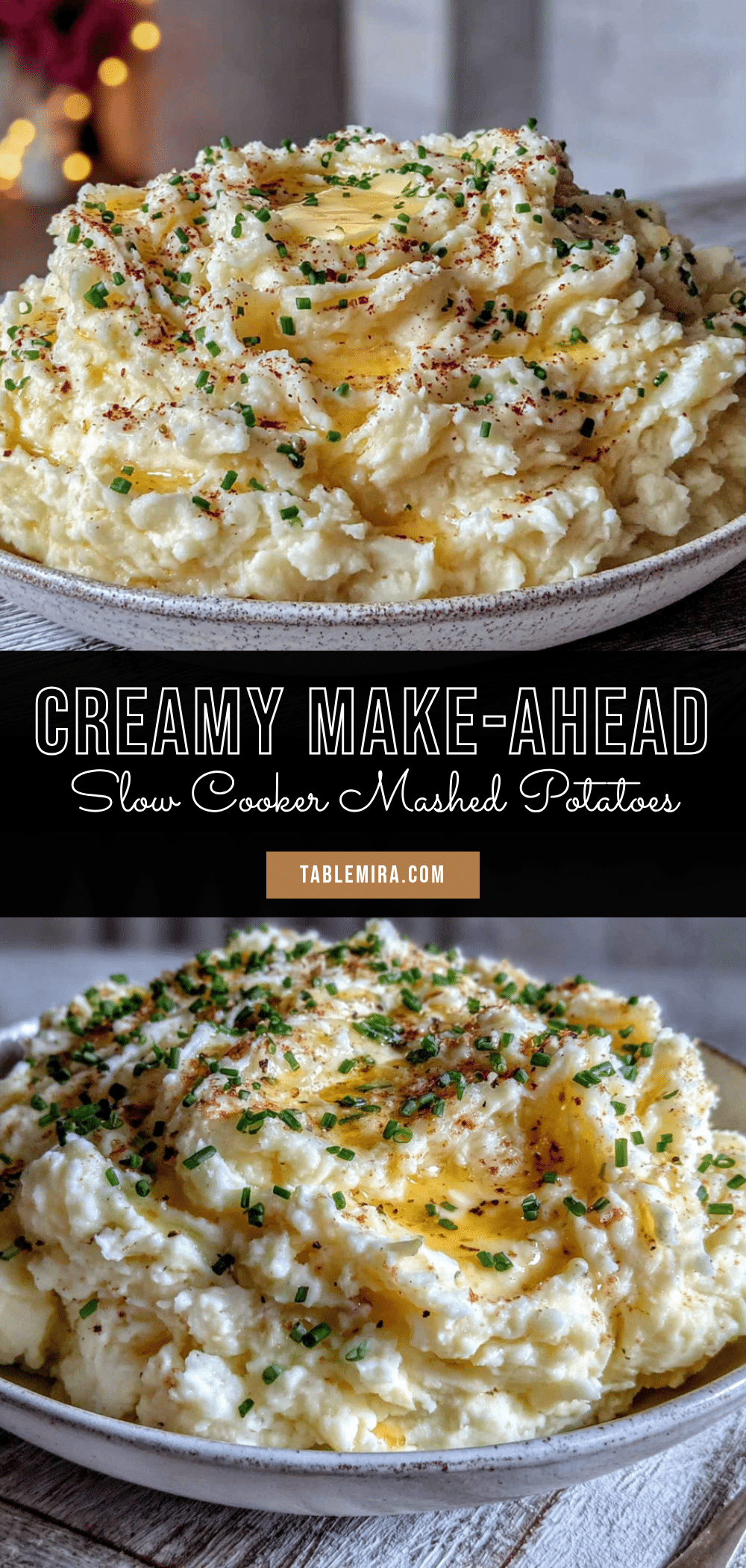 creamy slow cooker mashed potatoes recipe