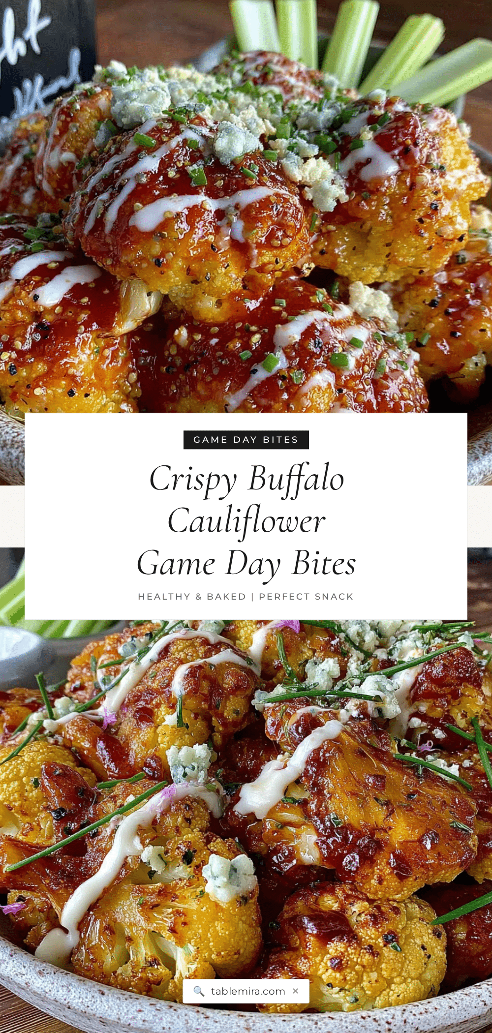 crispy buffalo cauliflower game day bites recipe