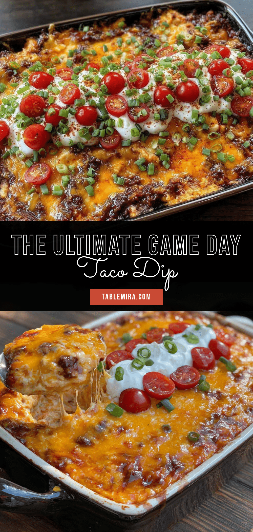 football field taco dip recipe