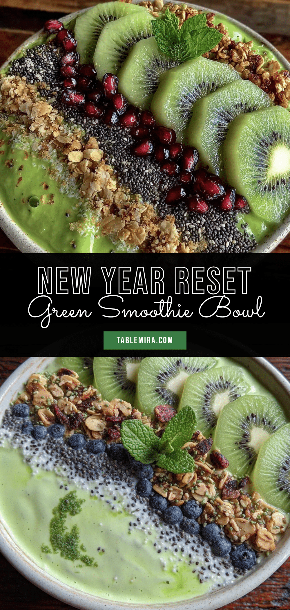 green smoothie bowl recipe