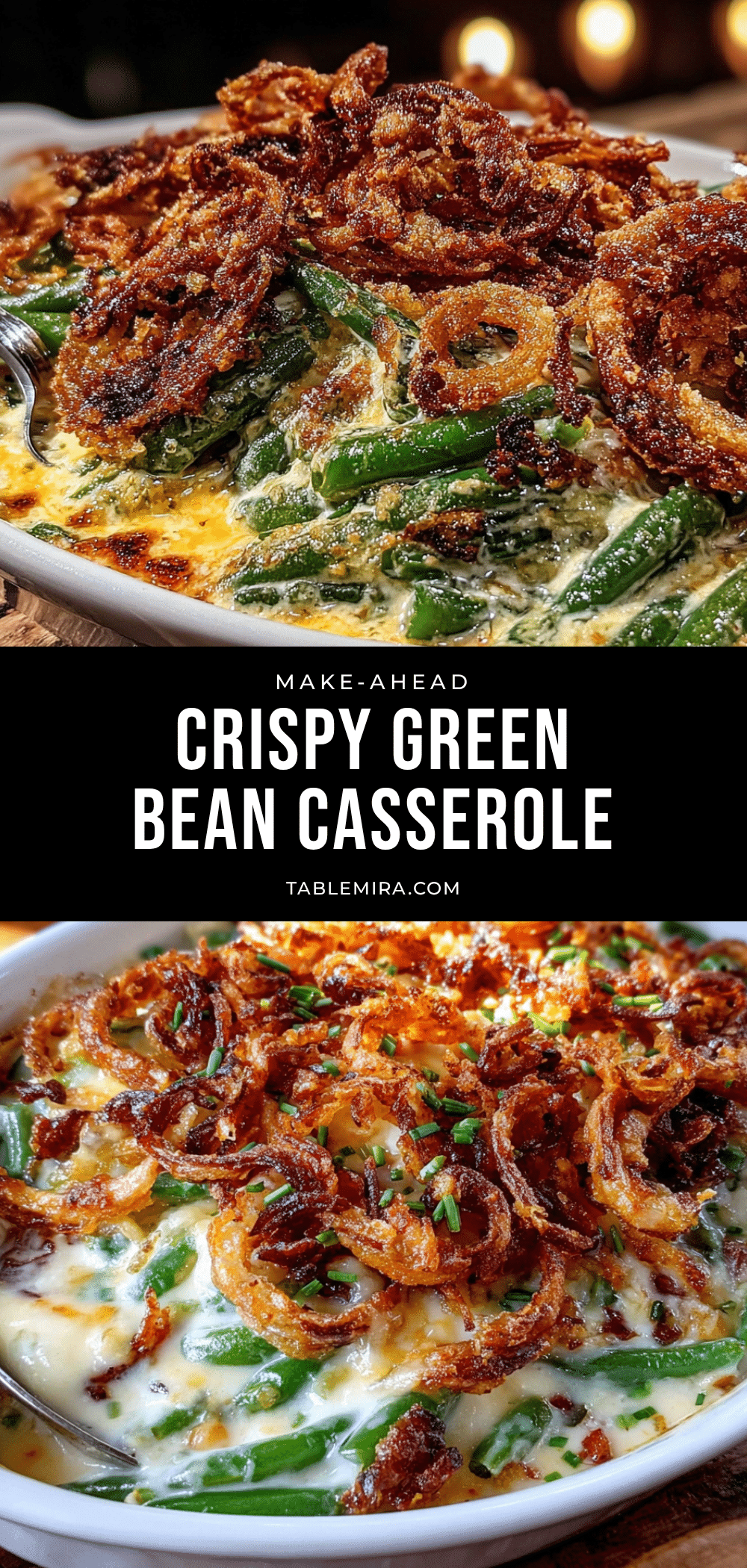 make-ahead green bean casserole recipe