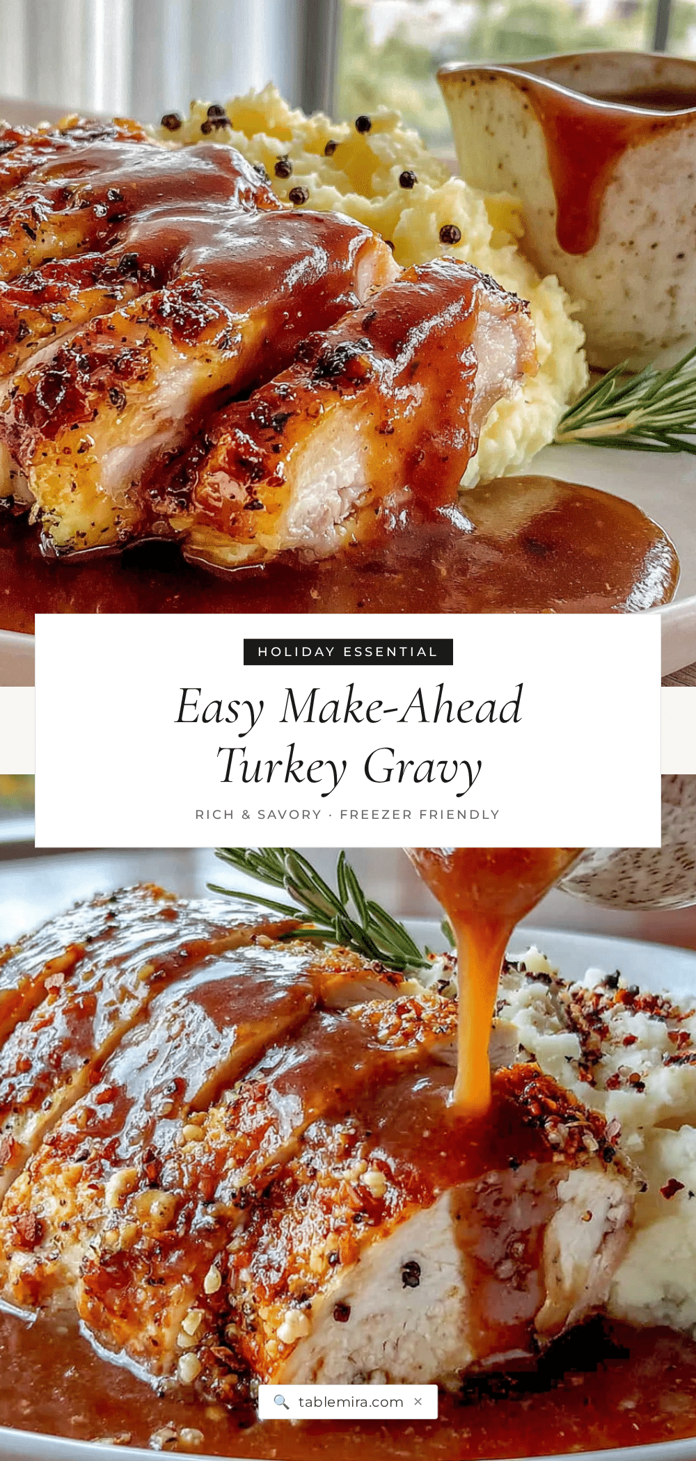 make-ahead turkey gravy recipe