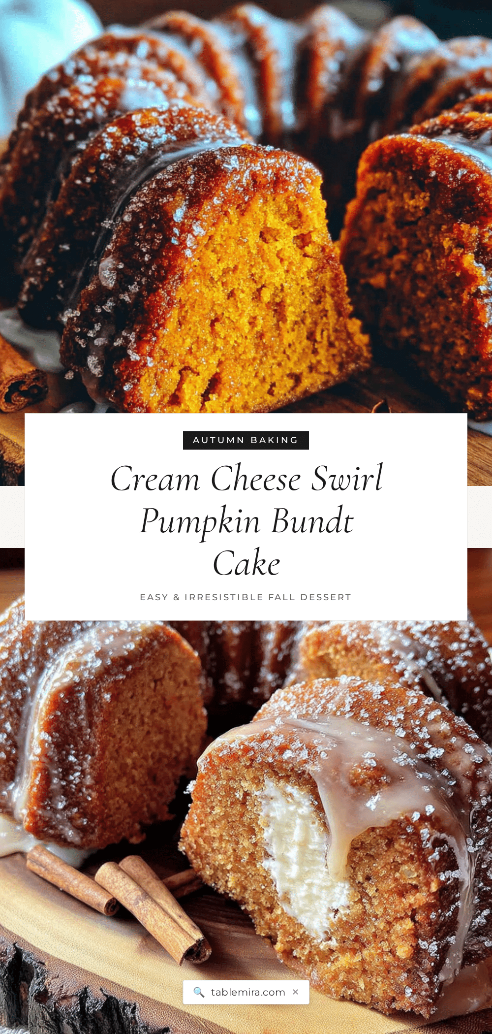 pumpkin cream cheese bundt cake recipe