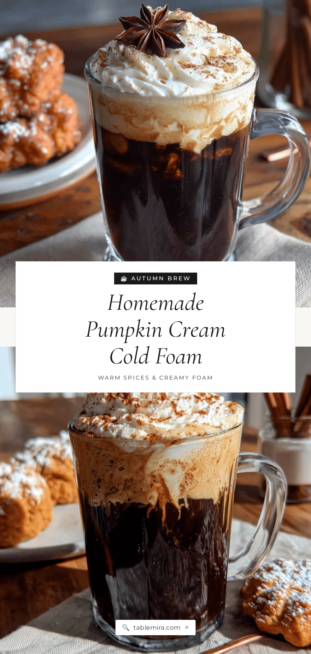 pumpkin cream cold foam coffee recipe
