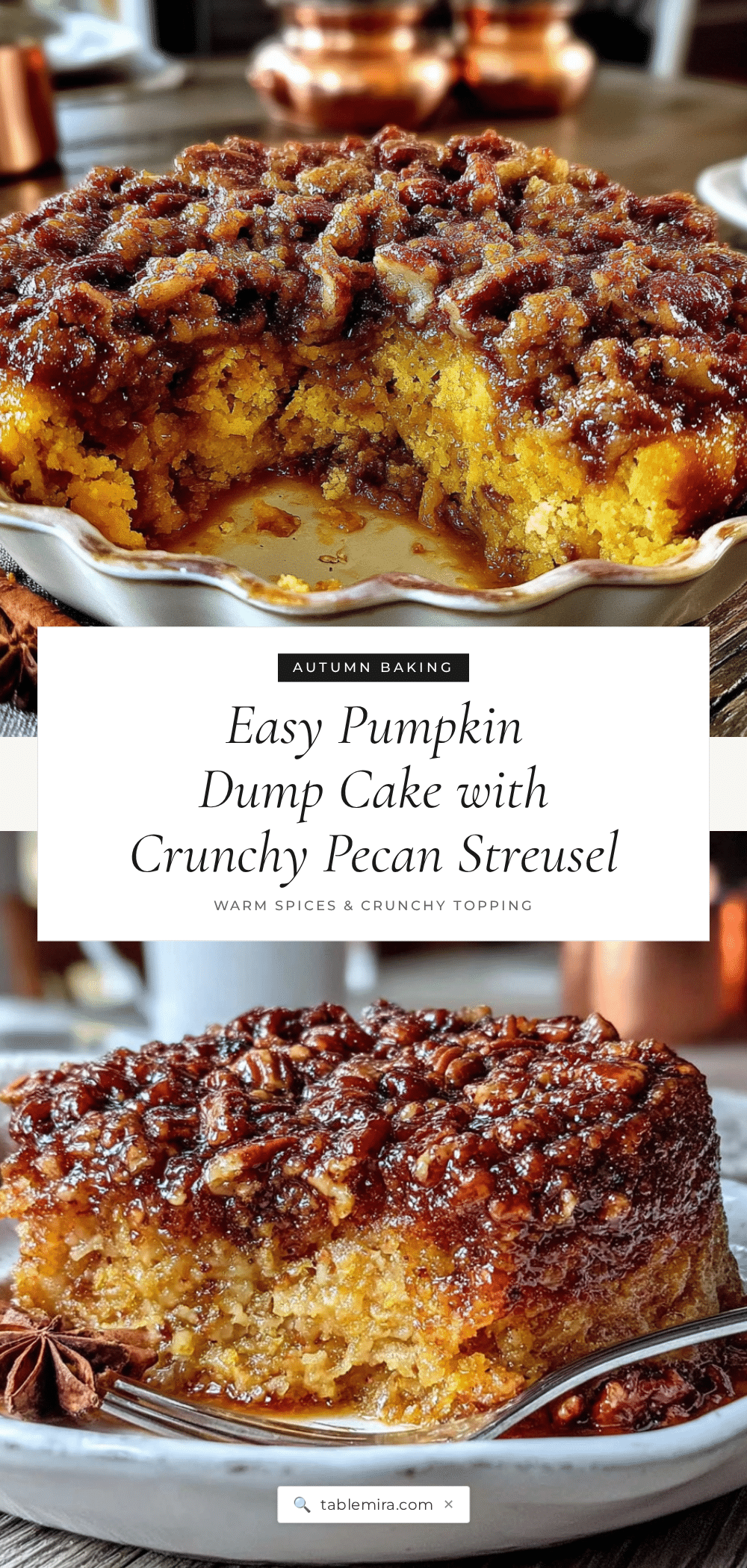 pumpkin dump cake recipe