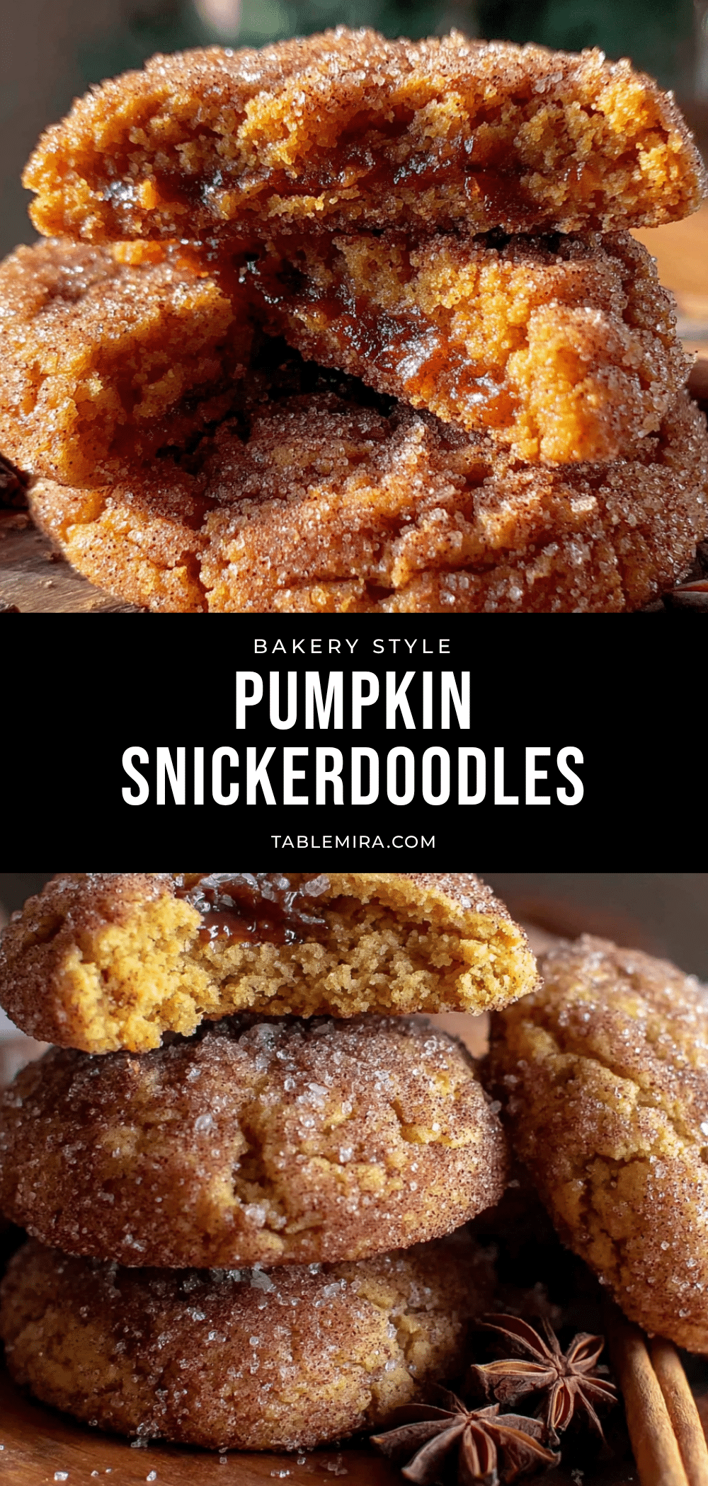 pumpkin snickerdoodle cookies recipe