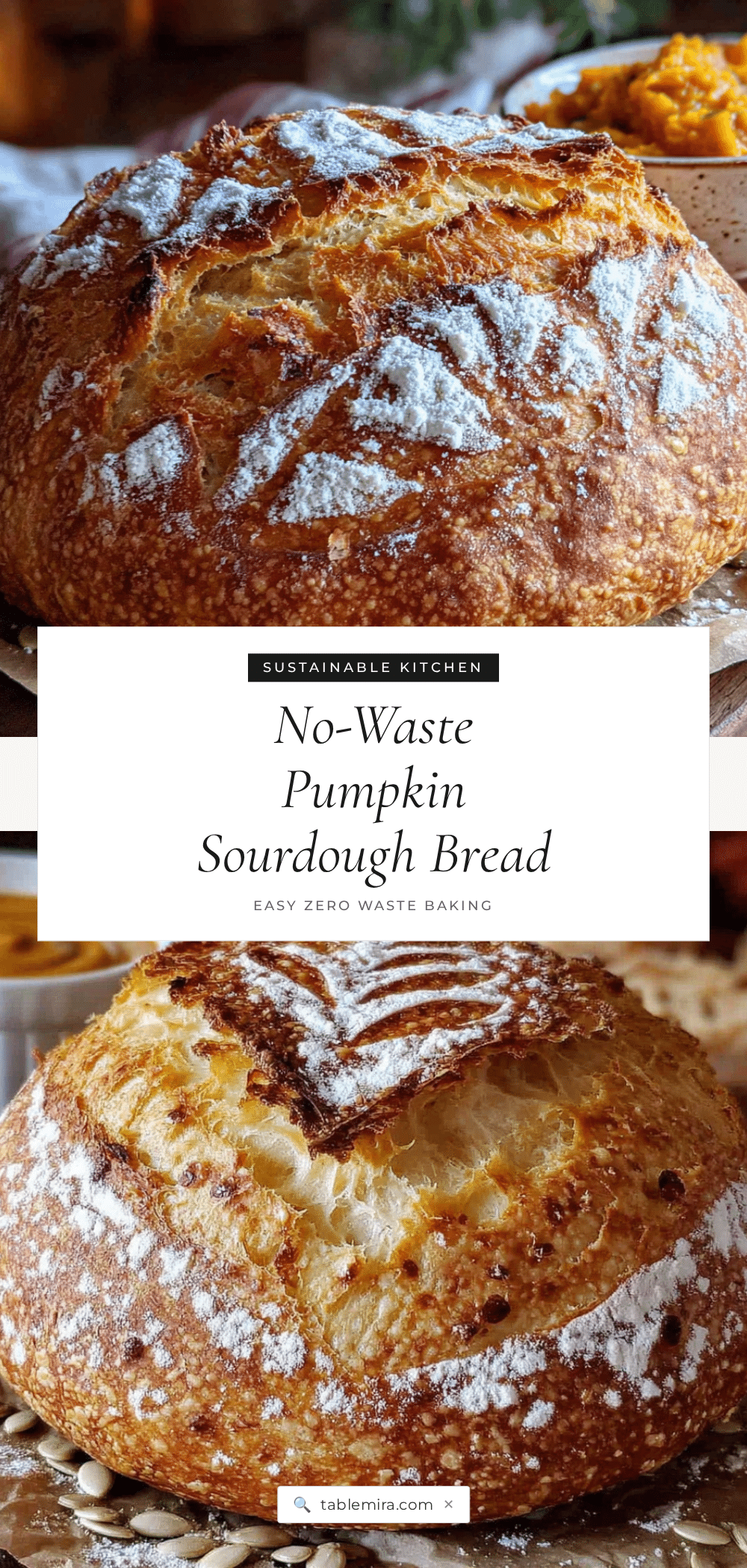 pumpkin sourdough discard bread recipe