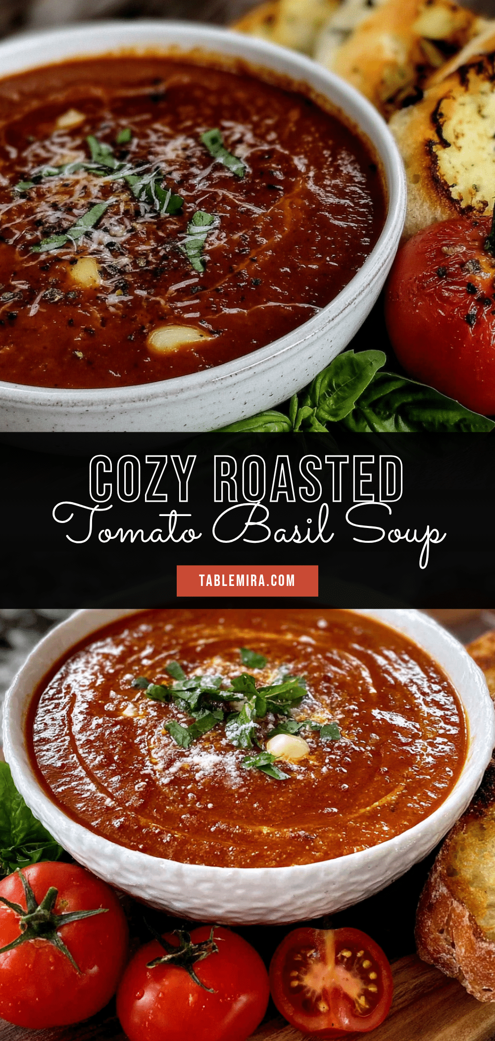 roasted tomato basil soup recipe