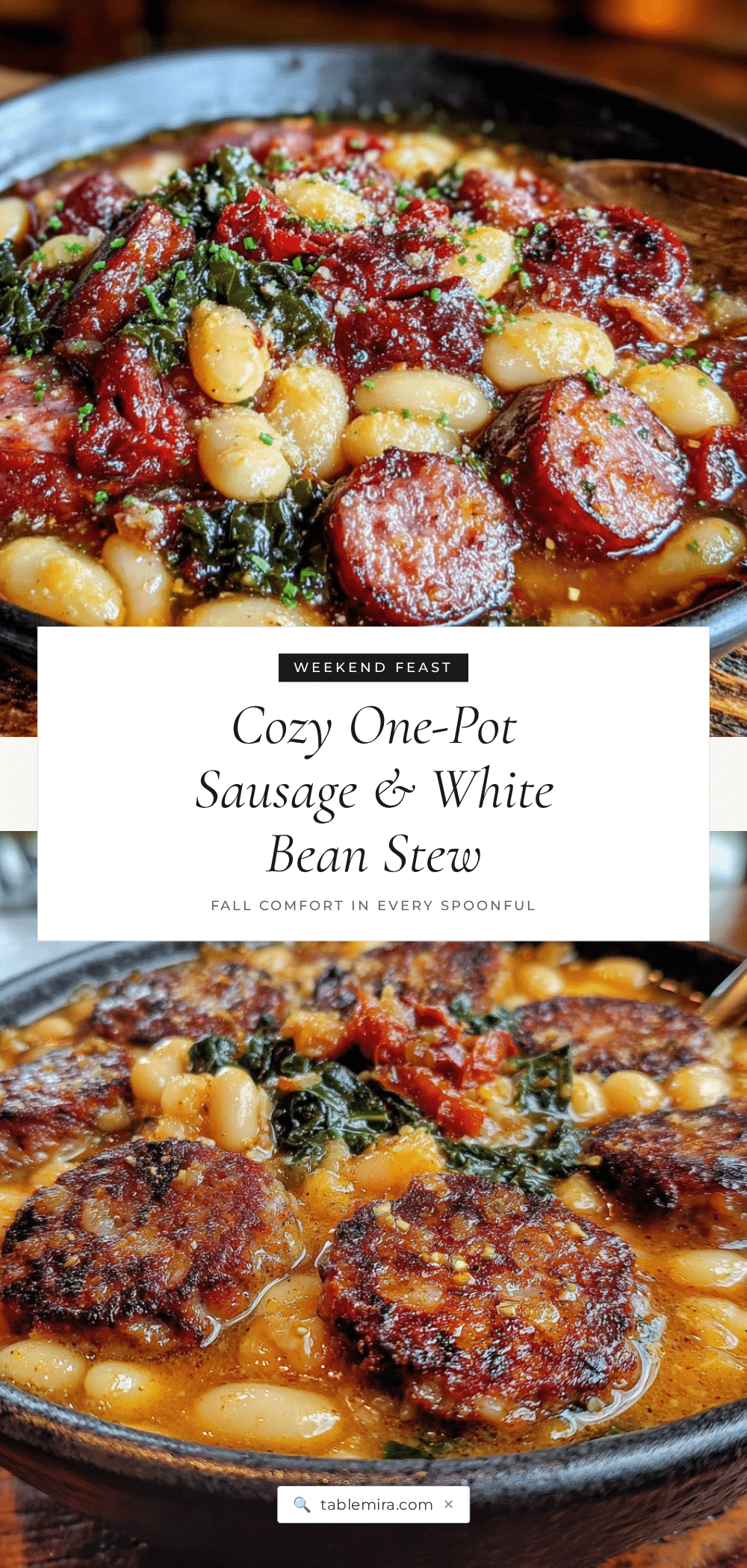 sausage and white bean stew recipe