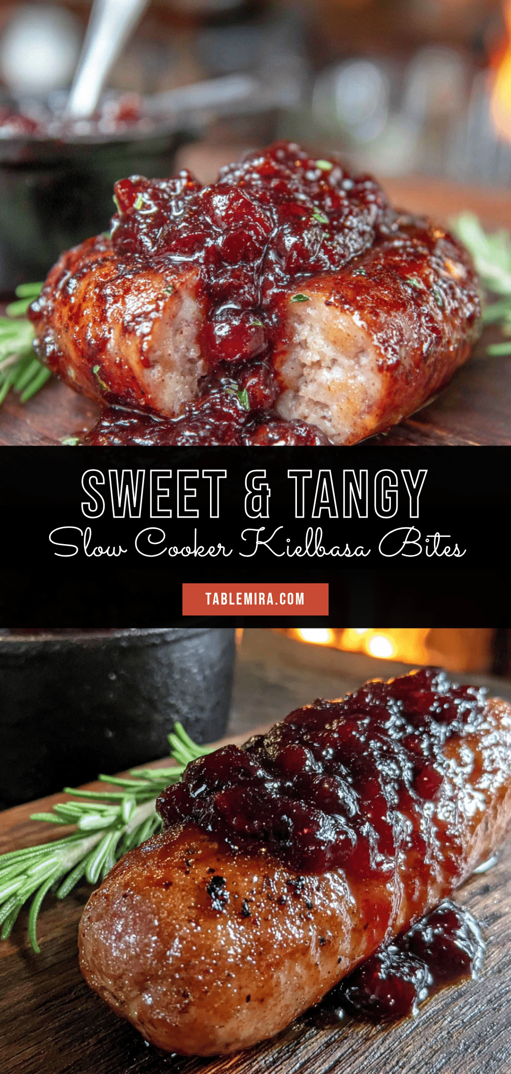 slow cooker kielbasa bites grape jelly BBQ sauce recipe