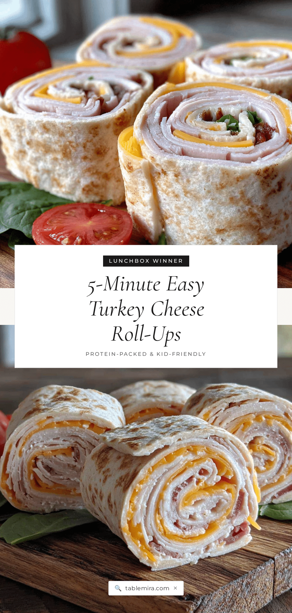 turkey and cheese roll-ups recipe