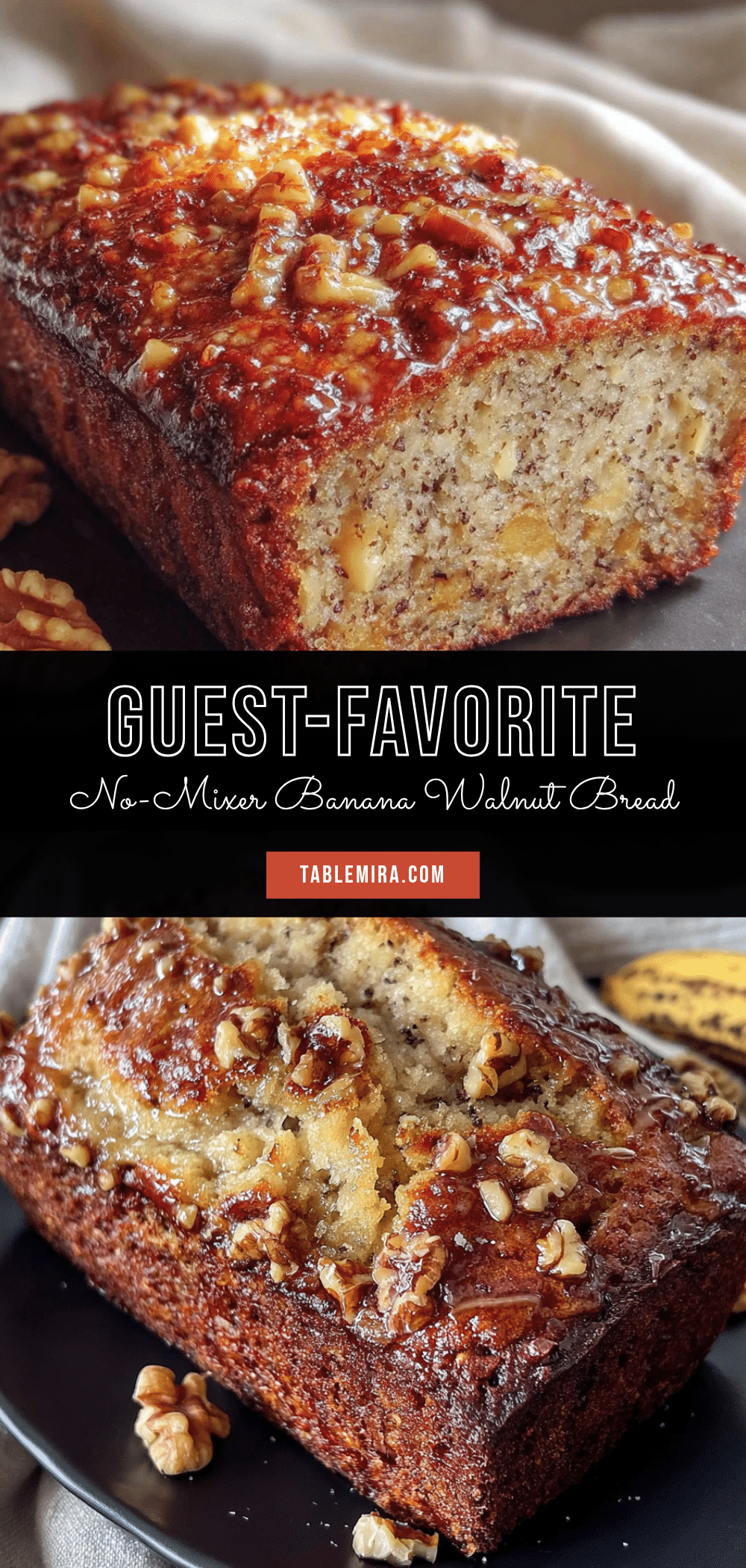 banana walnut bread recipe