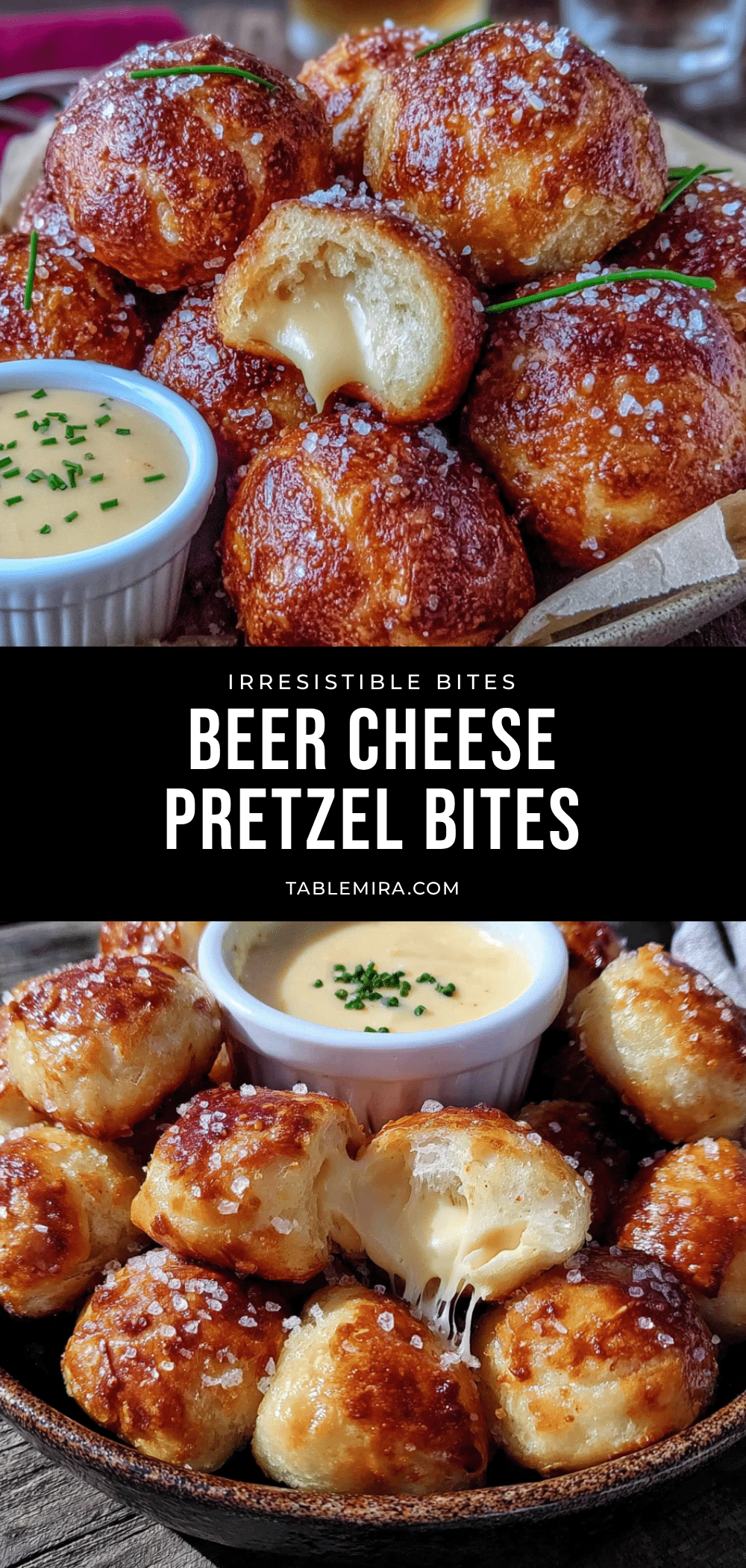 beer cheese pretzel bites recipe