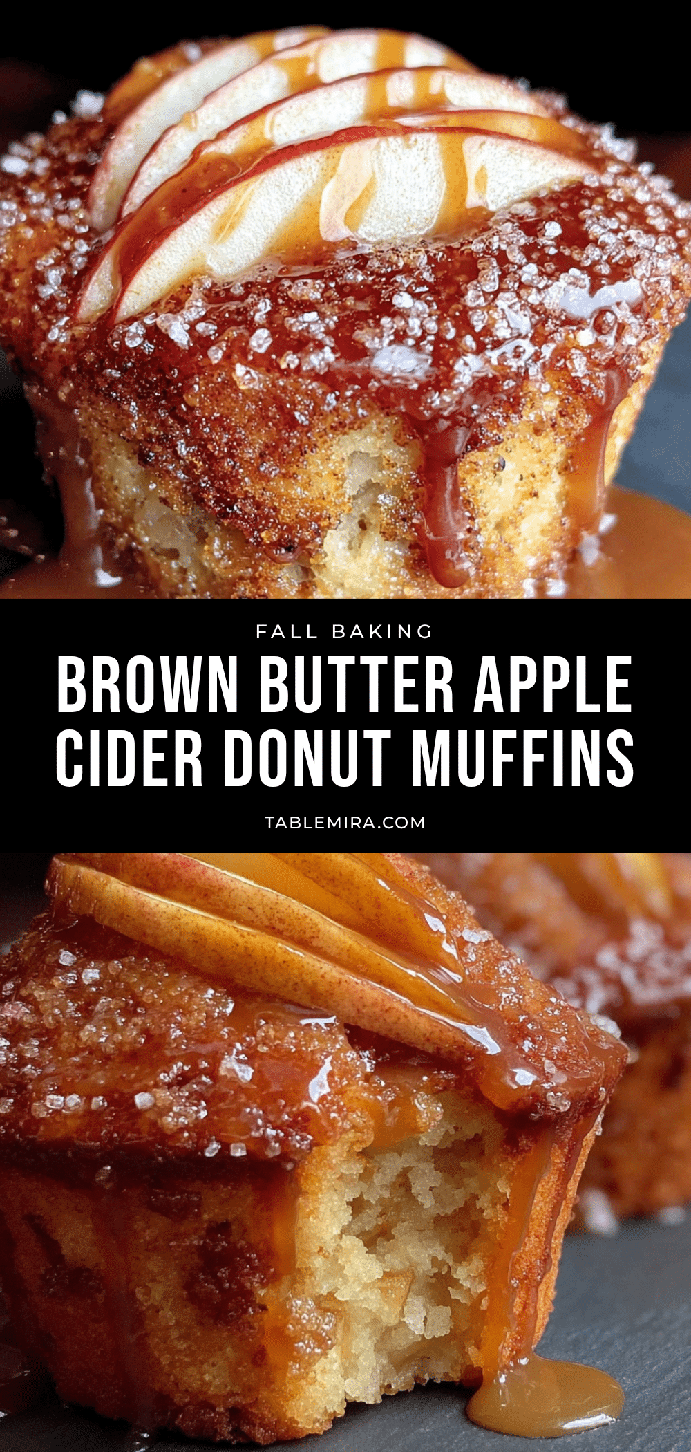 brown butter apple cider donut muffins recipe