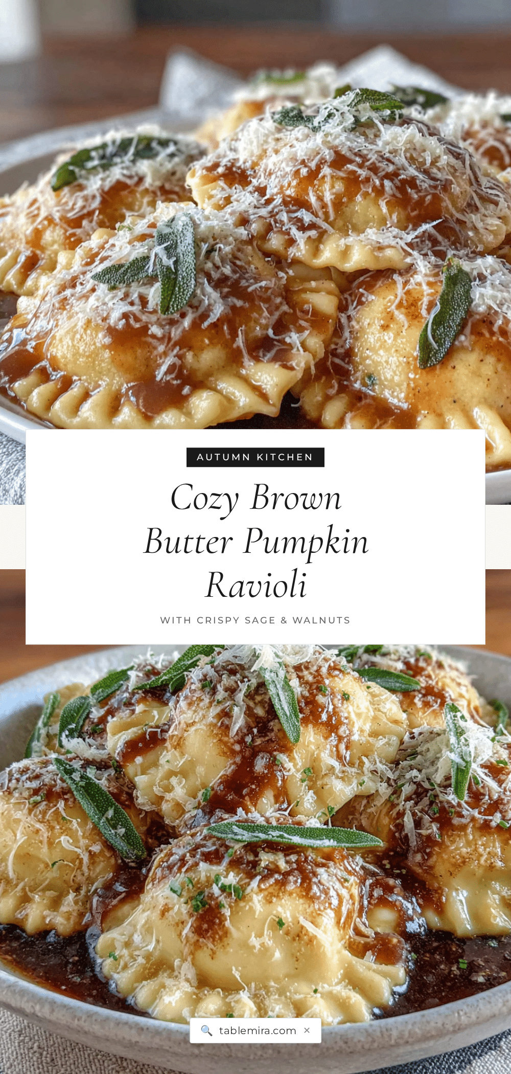 brown butter pumpkin ravioli recipe