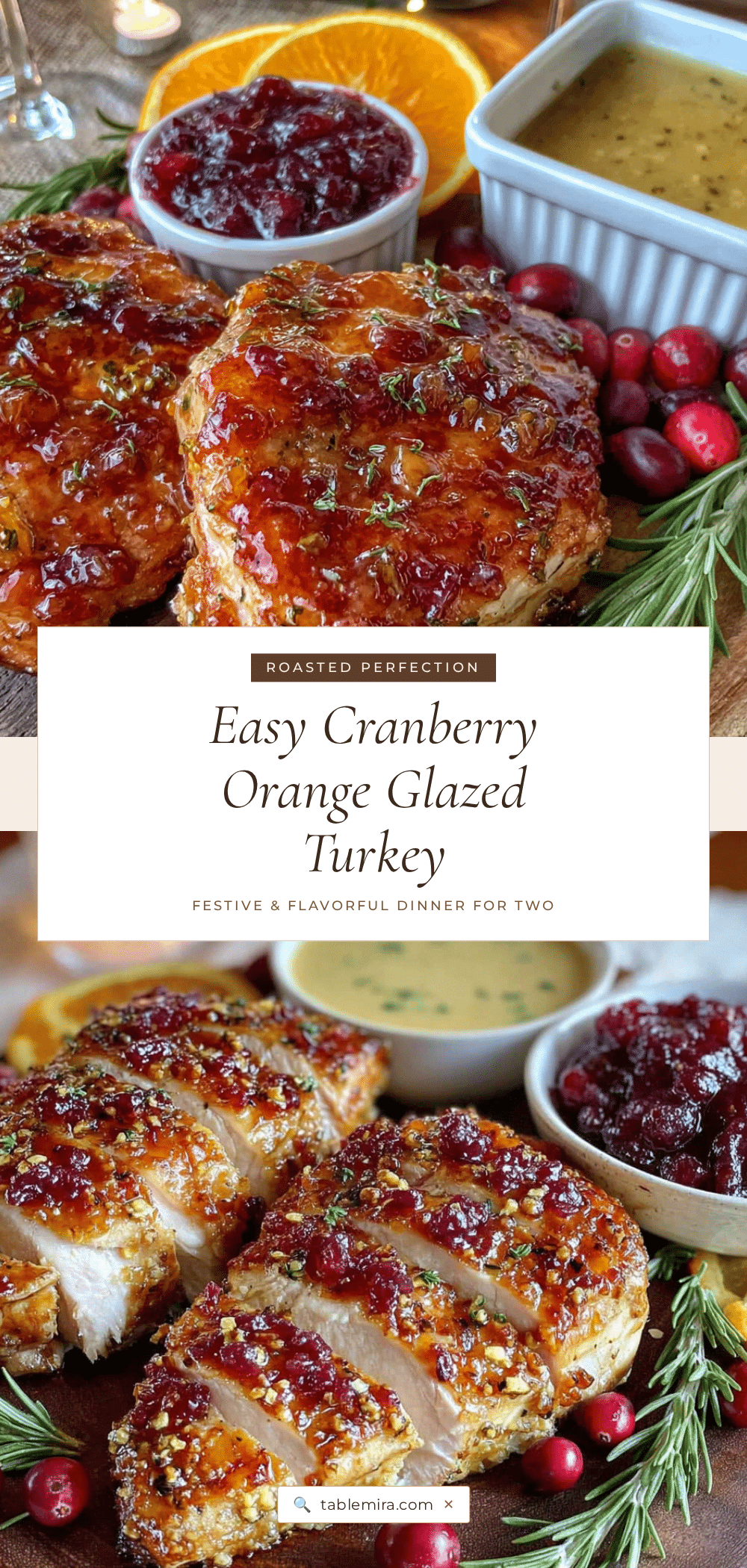 cranberry orange turkey breast for two recipe