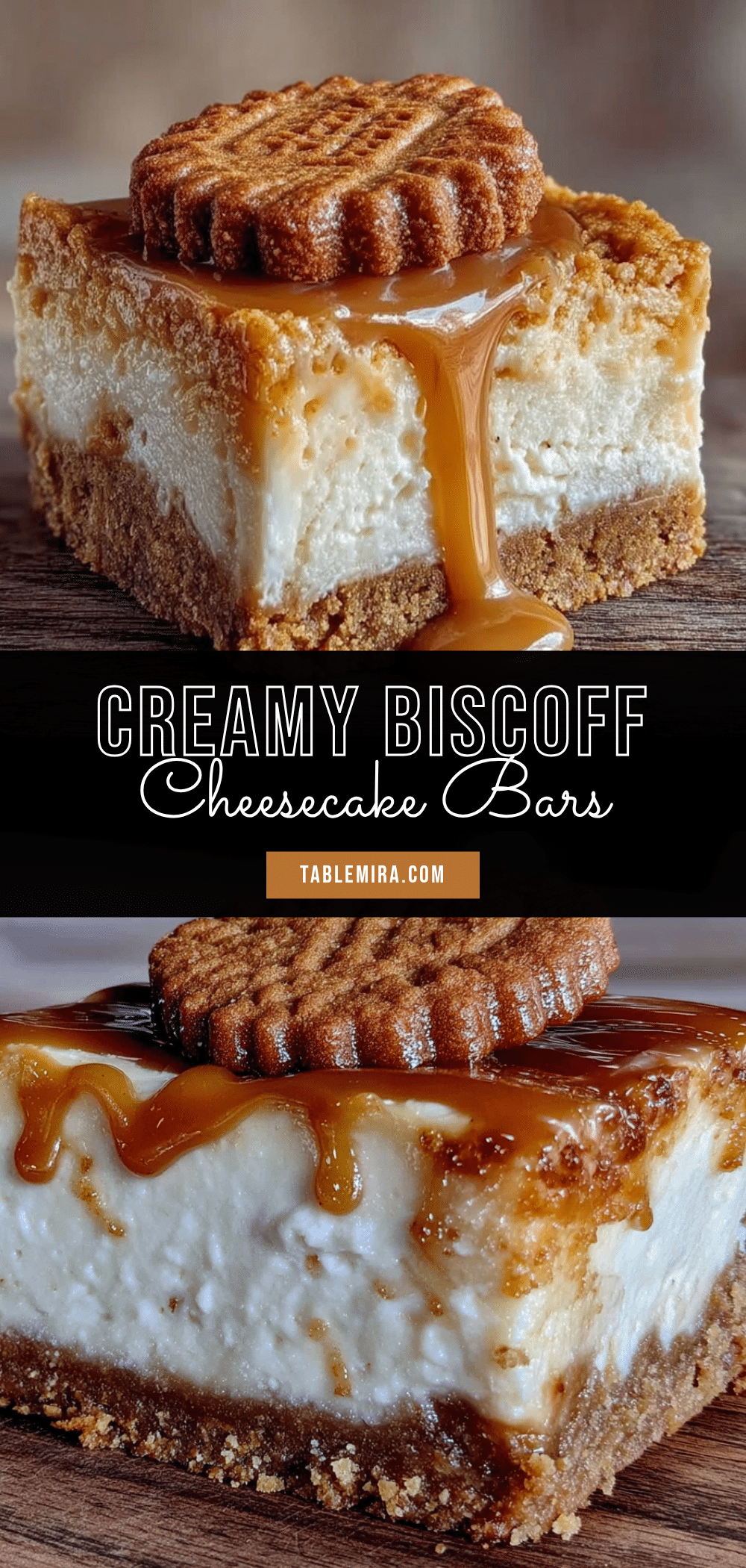 creamy biscoff cheesecake bars recipe