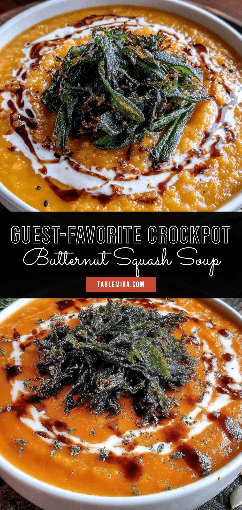 crockpot butternut squash soup recipe